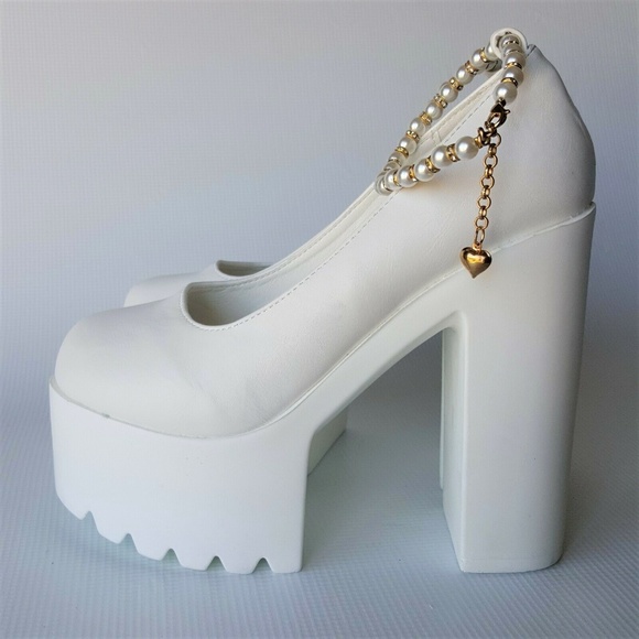 MEILANYA Chunky Platform Ankle Strappy Buckle 7.5 - Picture 2 of 8